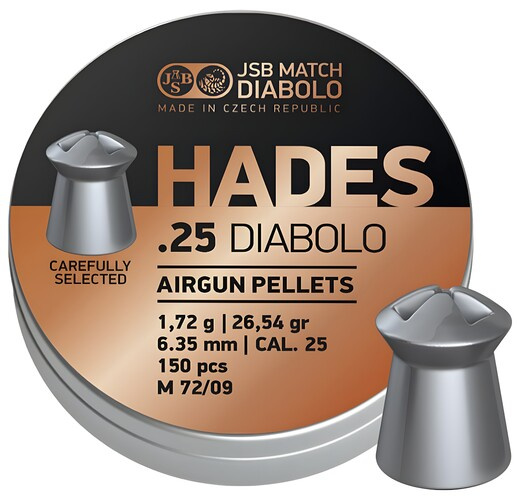 Diabolo JSB HADES  6,35 mm